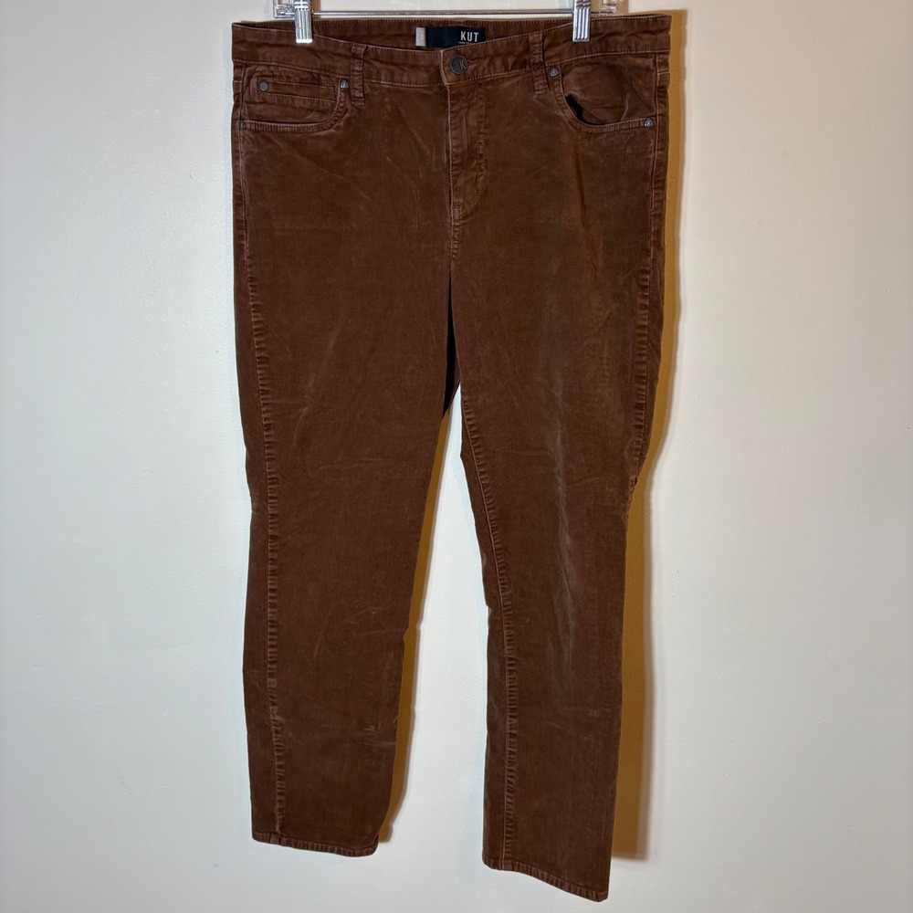 Kut from the Kloth Chocolate Straight Leg Pants